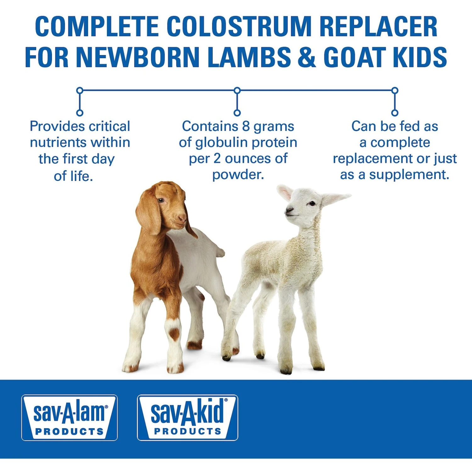 Sav-A-Caf Sav-A-Lam Sav-A-Kid Lamb & Kid Colostrum Replacer, 10-oz Pouch 5 Sav-A-Caf Sav-A-Lam Sav-A-Kid Lamb & Kid Colostrum Replacer, 10-oz Pouch - Image 5