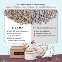 Mile Four Oyster Shell Calcium Hen Supplement -Meadow Farm 345187 PT5. AC SS1800 V1686172026