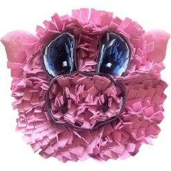 Piggy Poo And Crew Custom Pig Face Rooting Snuffle Pig Mat, 18 X 20-in