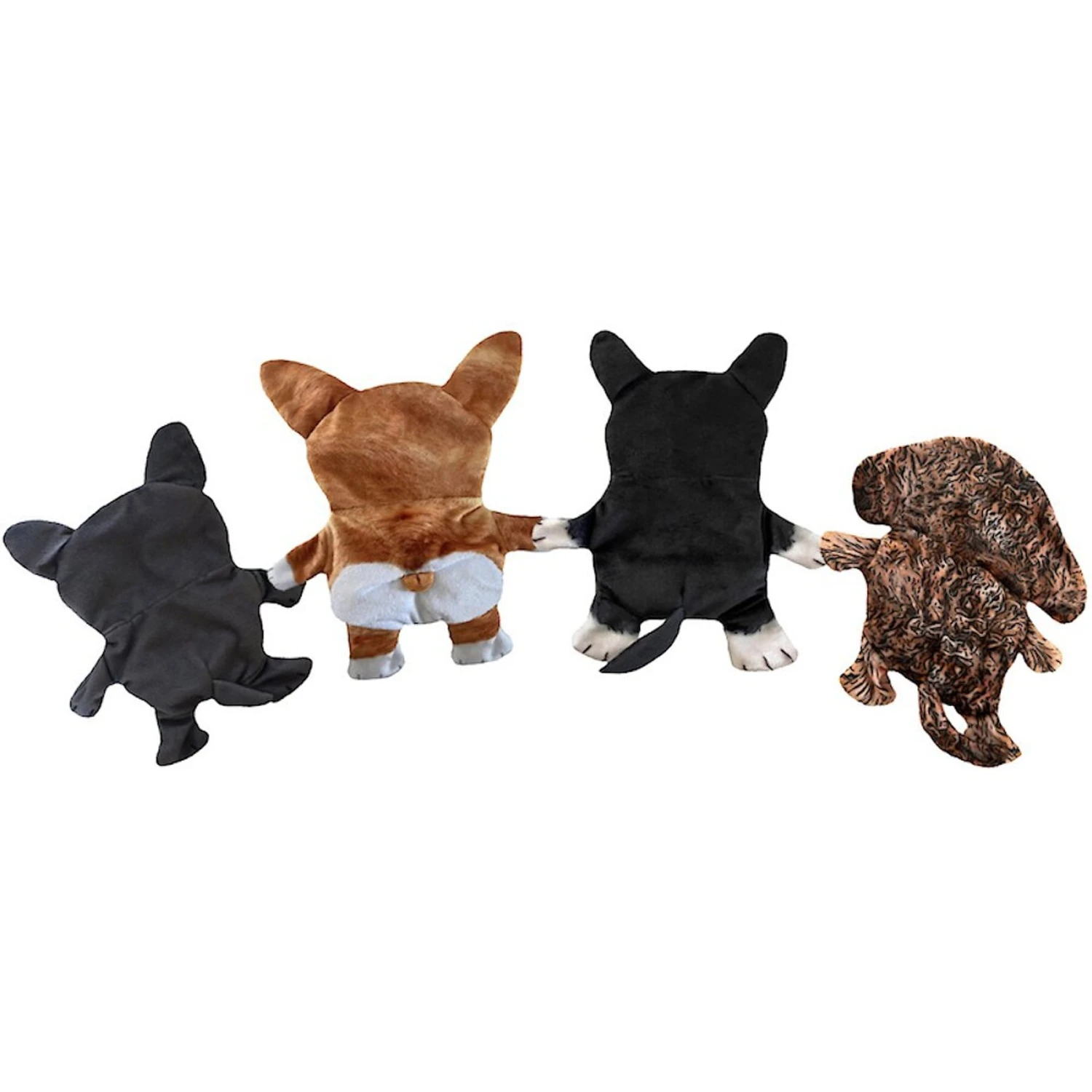 Piggy Poo And Crew Dog Crinkle Squeaker Toy Set, 4 Count 2 Piggy Poo And Crew Dog Crinkle Squeaker Toy Set, 4 Count - Image 2