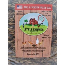Little Farmer Products Value Grub Bulk Dried Black Soldier Fly Grubs Chicken Treats, 10-lb Bag -Meadow Farm 356280 PT2. AC SS1800 V1643317646