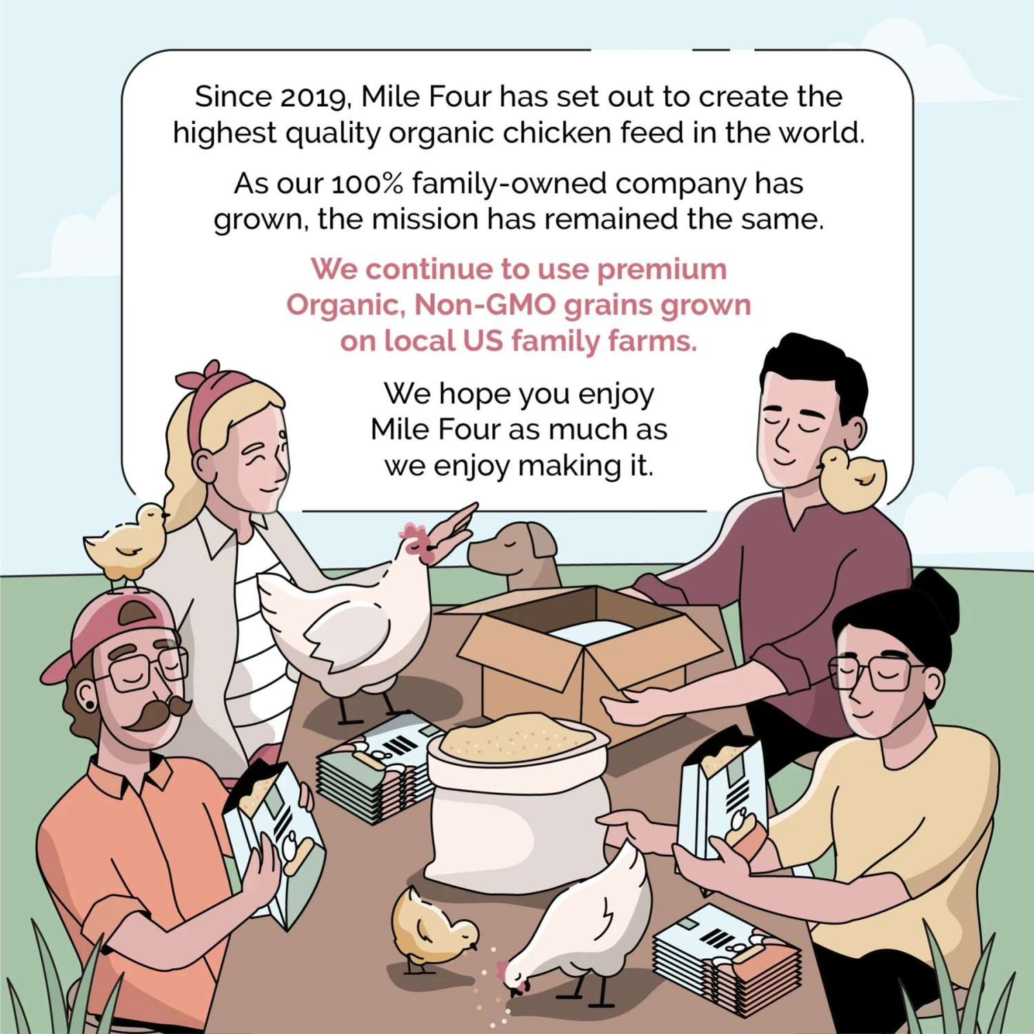 Mile Four Organic 21% Protein Mash Starter Chicken & Duck Feed 8 Mile Four Organic 21% Protein Mash Starter Chicken & Duck Feed - Image 8