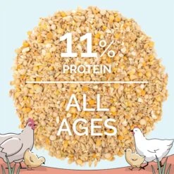 Mile Four Organic 11% Protein Scratch Chicken & Duck Treat -Meadow Farm 358614 PT6. AC SS1800 V1686172088