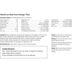 UltraCruz Iron Charge Plus Goat Supplement 7 UltraCruz Iron Charge Plus Goat Supplement -Meadow Farm 363227 PT3. AC SS1800 V1646953351