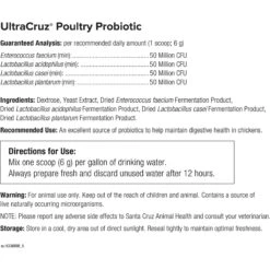 UltraCruz Probiotic Poultry Supplement -Meadow Farm 364132 PT3. AC SS1800 V1643928393