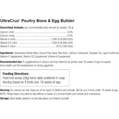 UltraCruz Bone & Egg Builder Poultry Supplement, 2-lb Bag -Meadow Farm 364134 PT3. AC SS1800 V1681925801