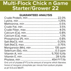 Blue Seal Home Fresh Multi-Flock Chick N Game Starter Grower 22% Protein Poultry Food -Meadow Farm 366492 PT7. AC SS1800 V1643841429