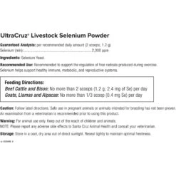UltraCruz Selenium Livestock Supplement -Meadow Farm 366929 PT3. AC SS1800 V1646792255