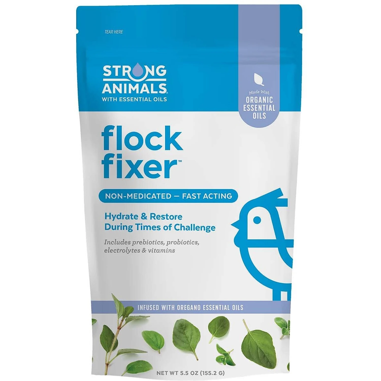 Strong Animals Flock Fixer Poultry Supplement, 5.5-oz Pouch 1 Strong Animals Flock Fixer Poultry Supplement, 5.5-oz Pouch