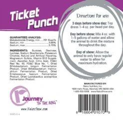 Ralco Show Ticket Punch Cattle Supplement, 5-lb Pail -Meadow Farm 368405 PT2. AC SS1800 V1644975694