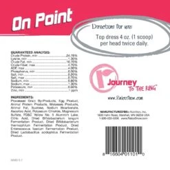 Ralco Show On Point Cattle Supplement, 5-lb Pail 5 Ralco Show On Point Cattle Supplement, 5-lb Pail -Meadow Farm 368407 PT2. AC SS1800 V1644980245