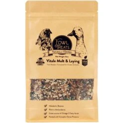 Fowl Treats Vitale Molt & Laying Flock Booster Bird Supplement, 16-oz Bag