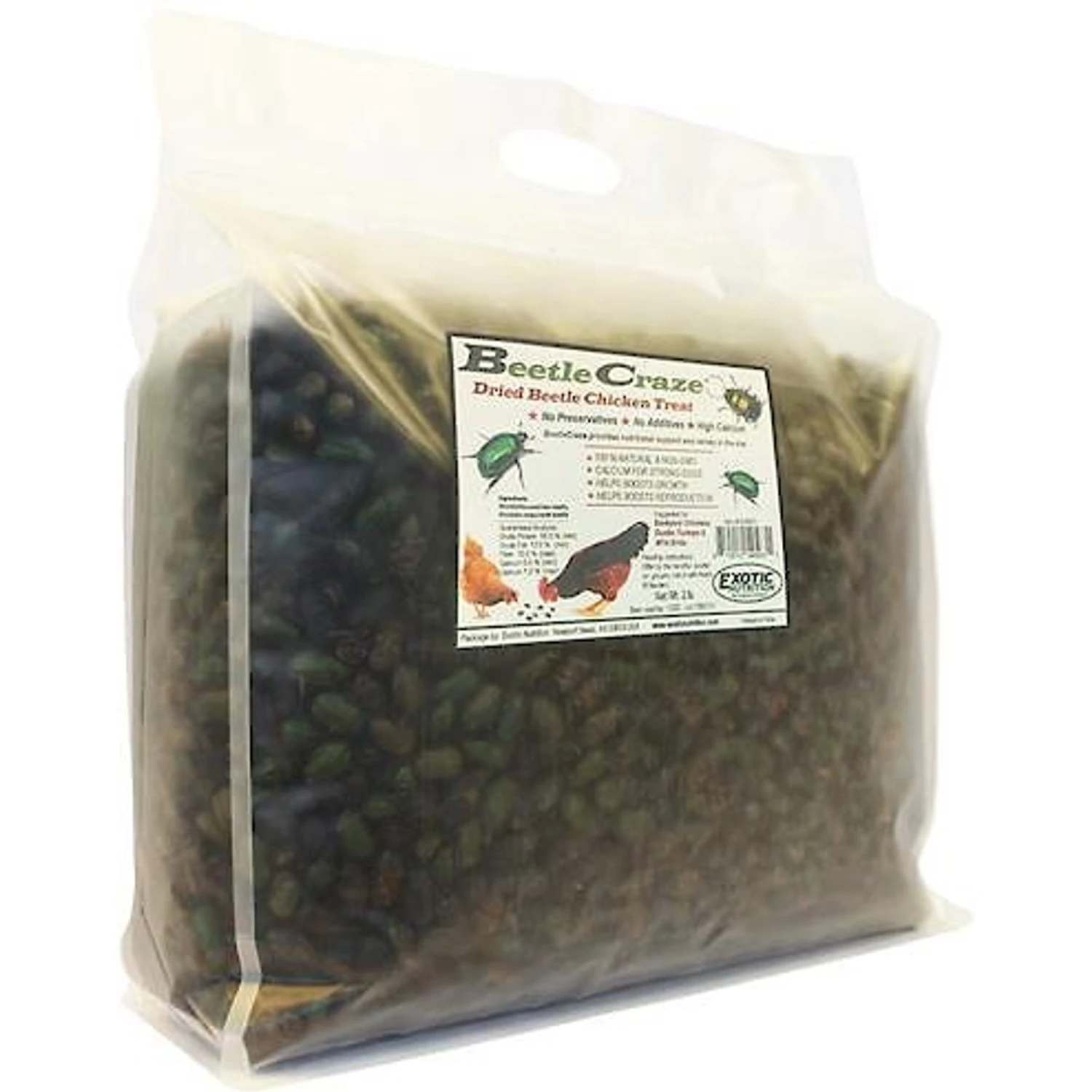 Exotic Nutrition Beetle Craze Bird Treats, 2-lbs Bag 1 Exotic Nutrition Beetle Craze Bird Treats, 2-lbs Bag
