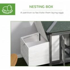 PawHut Wooden Chicken Coop Hen House & Rabbit Hutch 16 PawHut Wooden Chicken Coop Hen House & Rabbit Hutch -Meadow Farm 539910 PT7. AC SS1800 V1657658928