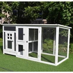 PawHut Backyard PC Roof With Run Box Chicken Coop 12 PawHut Backyard PC Roof With Run Box Chicken Coop -Meadow Farm 540014 PT3. AC SS1800 V1657658929