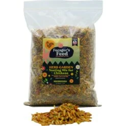 Forager's Feed Herb Garden Nesting Mix BSLF, Herbs & Flowers Poultry Treats