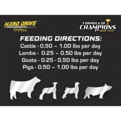 Formula Of Champions Hard Drive Topdress Show Livestock Feed -Meadow Farm 576726 PT4. AC SS1800 V1658194658