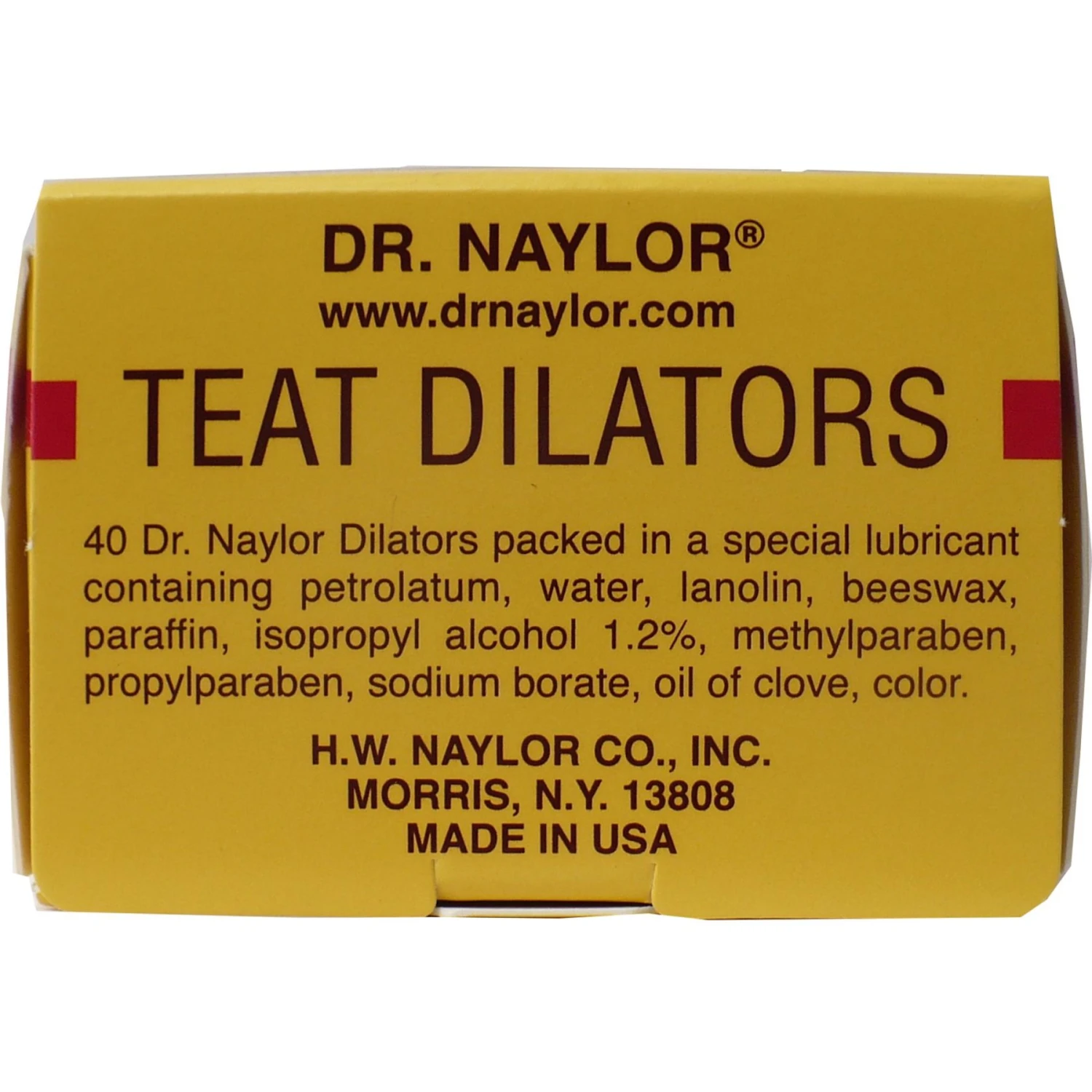 Dr. Naylor Teat Dilators Farm First Aid, 40 Count 1 Dr. Naylor Teat Dilators Farm First Aid, 40 Count