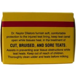 Dr. Naylor Teat Dilators Farm First Aid, 40 Count 8 Dr. Naylor Teat Dilators Farm First Aid, 40 Count -Meadow Farm 579102 PT2. AC SS1800 V1658188582