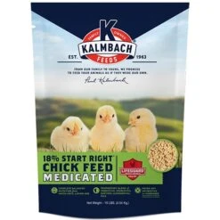 Kalmbach Feeds Start Right Medicated 18% Protein Crumble Chick Feed
