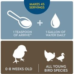 FlockLeader Arrive Poultry Supplement, 8-oz Bag 11 FlockLeader Arrive Poultry Supplement, 8-oz Bag -Meadow Farm 625598 PT4. AC SS1800 V1701362979