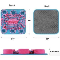 Piggy Poo And Crew Farm Animal Snuffle Mat, Assorted Colors, 4 Count -Meadow Farm 640446 PT3. AC SS1800 V1662758629