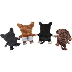 Piggy Poo And Crew Farm & Dog Paper Crinkle Squeaker Toys, 8 Count -Meadow Farm 640462 PT2. AC SS1800 V1662759050