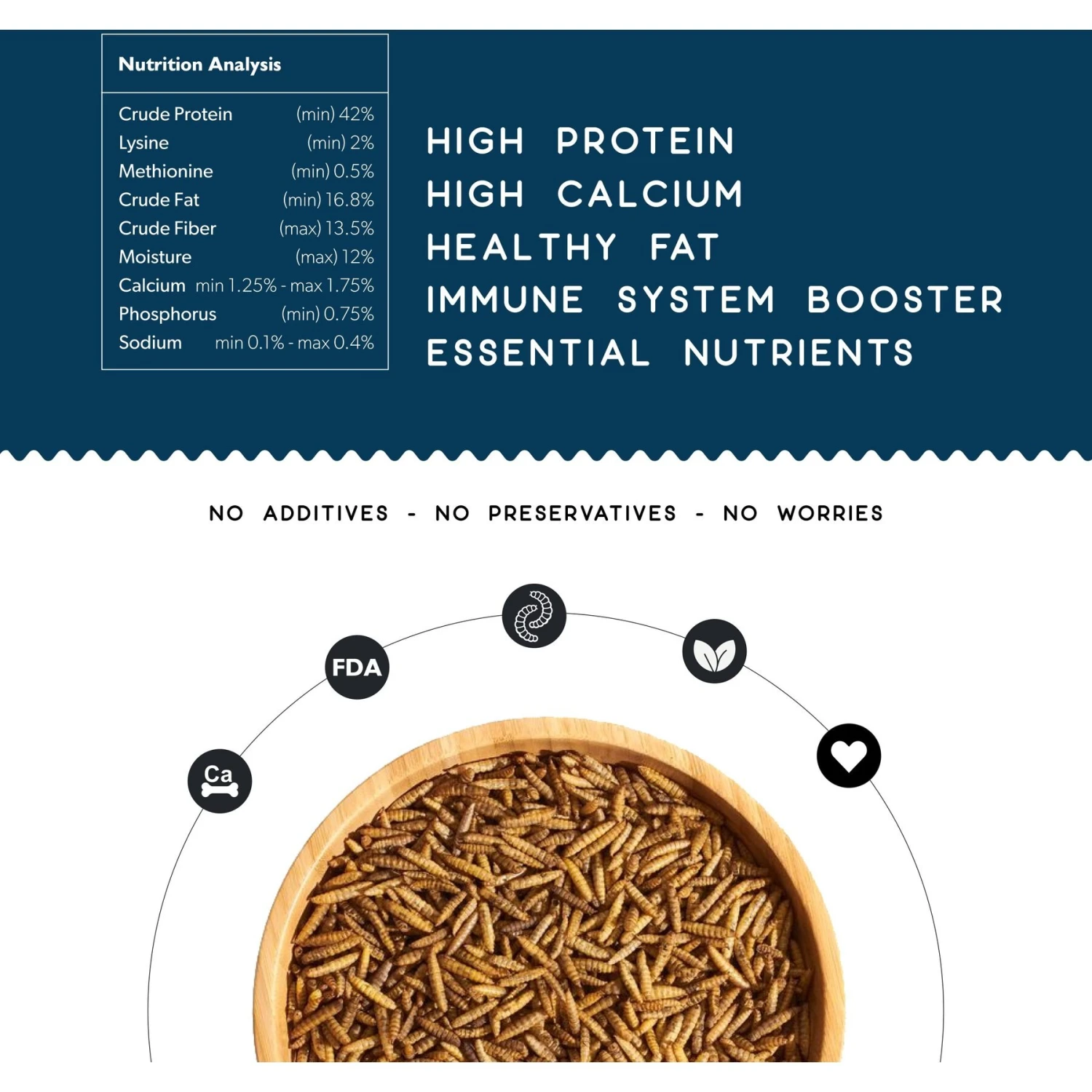 FLYGRUBS Bugalicious Bird Treats, 30-oz Bag 3 FLYGRUBS Bugalicious Bird Treats, 30-oz Bag - Image 3