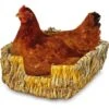 SunGrow Chicken Coop Nesting Boxes For Laying Eggs, Woven Baskets For Storage