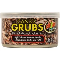 Zoo Med Can O Grubs Reptile Food, 1.2-oz Bag