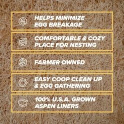 Eaton Pet & Pasture USA Grown & Sustainably Harvested Bird Nesting Pad, 8-pack -Meadow Farm 715286 PT4. AC SS1800 V1692993974