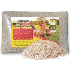 My Favorite Chicken Hemp Chicken Coop Bedding With DooKashi Odor Eliminator, 5 Cu Ft Bag