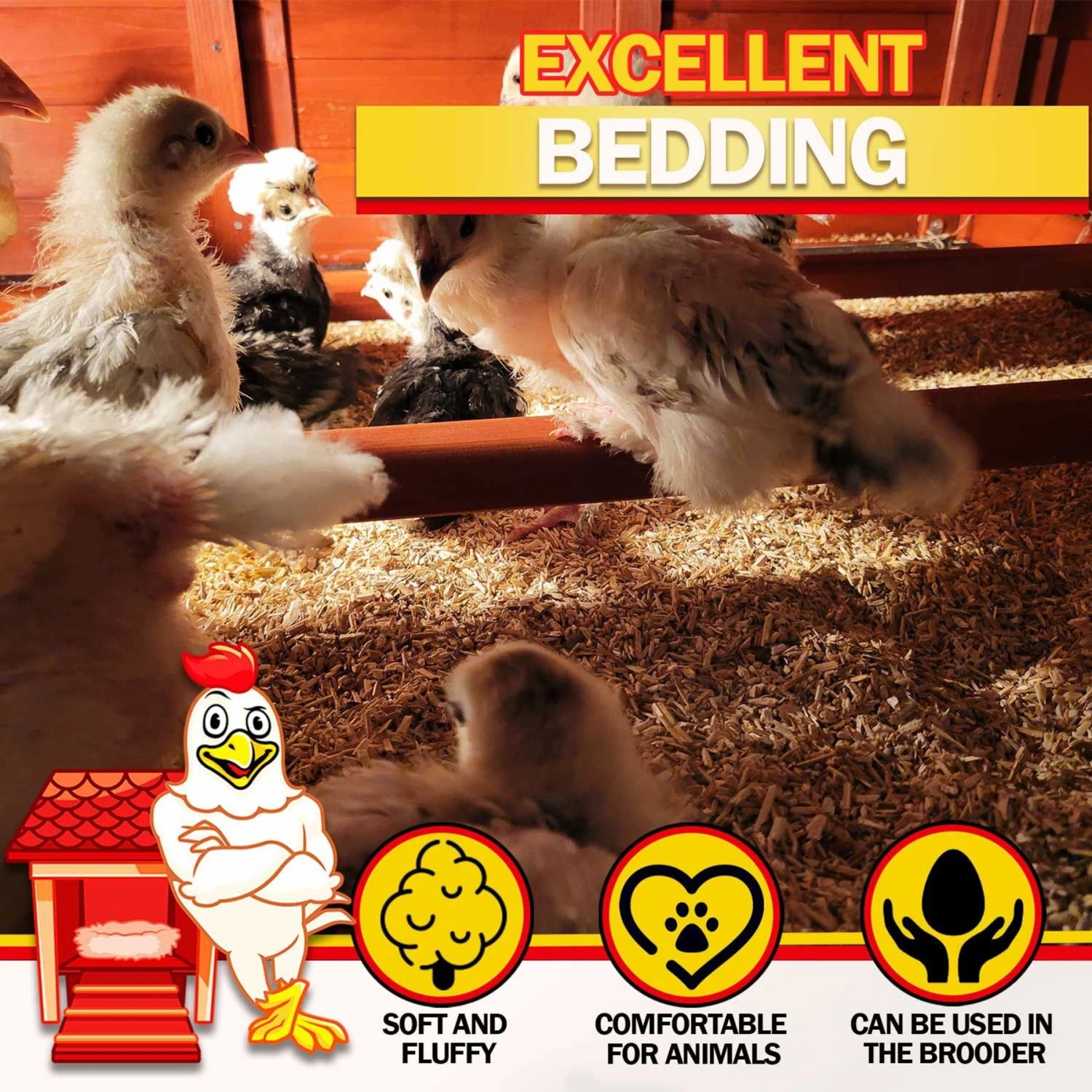 My Favorite Chicken Chicken & Small Animal Hemp Bedding With DooKashi Odor Eliminator, 1 Cu Ft Box 5 My Favorite Chicken Chicken & Small Animal Hemp Bedding With DooKashi Odor Eliminator, 1 Cu Ft Box - Image 5