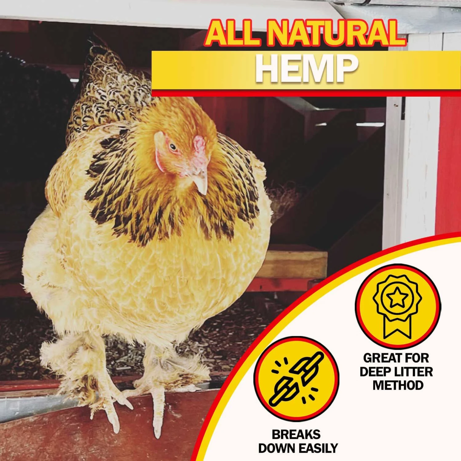My Favorite Chicken Chicken & Small Animal Hemp Bedding With DooKashi Odor Eliminator, 1 Cu Ft Box 7 My Favorite Chicken Chicken & Small Animal Hemp Bedding With DooKashi Odor Eliminator, 1 Cu Ft Box - Image 7