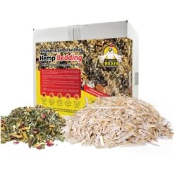 My Favorite Chicken Chicken & Small Animal Hemp Bedding With Organic Aromatic Herbs, 1 Cube Ft Box
