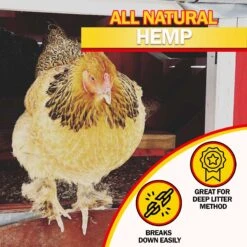 My Favorite Chicken Hemp Chicken Coop Bedding, 33-lb Bag -Meadow Farm 749950 PT6. AC SS1800 V1693936124