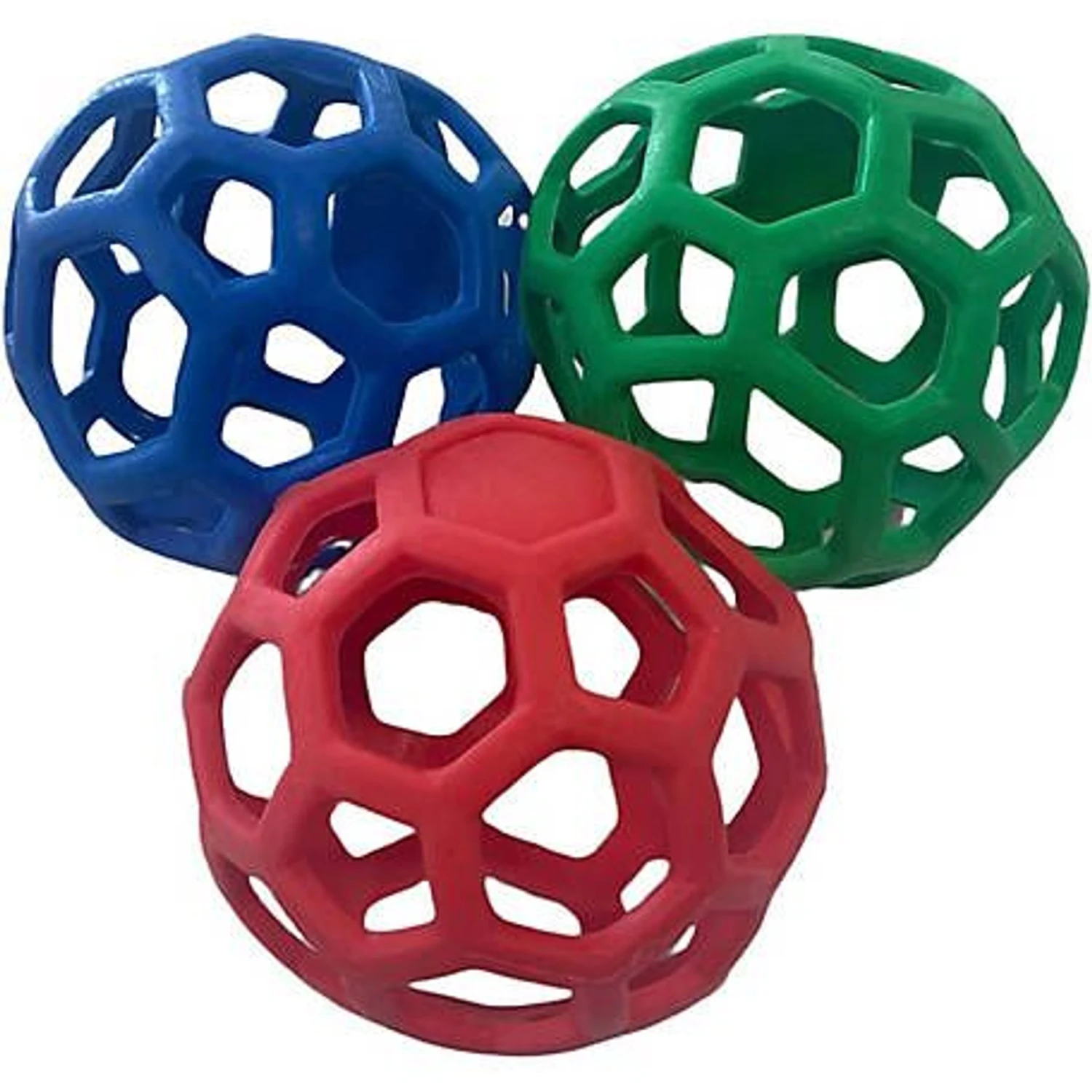 Piggy Poo And Crew Large Hole Treat Balls Farm Toy, Medium, 3 Count 1 Piggy Poo And Crew Large Hole Treat Balls Farm Toy, Medium, 3 Count