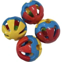 Piggy Poo And Crew Rattle Balls Farm Toy, Medium, 4 Count