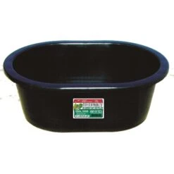 Tuff Stuff Products Super Duty Oval Tank Deluxe Farm Animal Feeder, 40-gal
