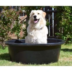 Tuff Stuff Products Super Duty Oval Tank Deluxe Farm Animal Feeder, 40-gal -Meadow Farm 776318 PT2. AC SS1800 V1689275451