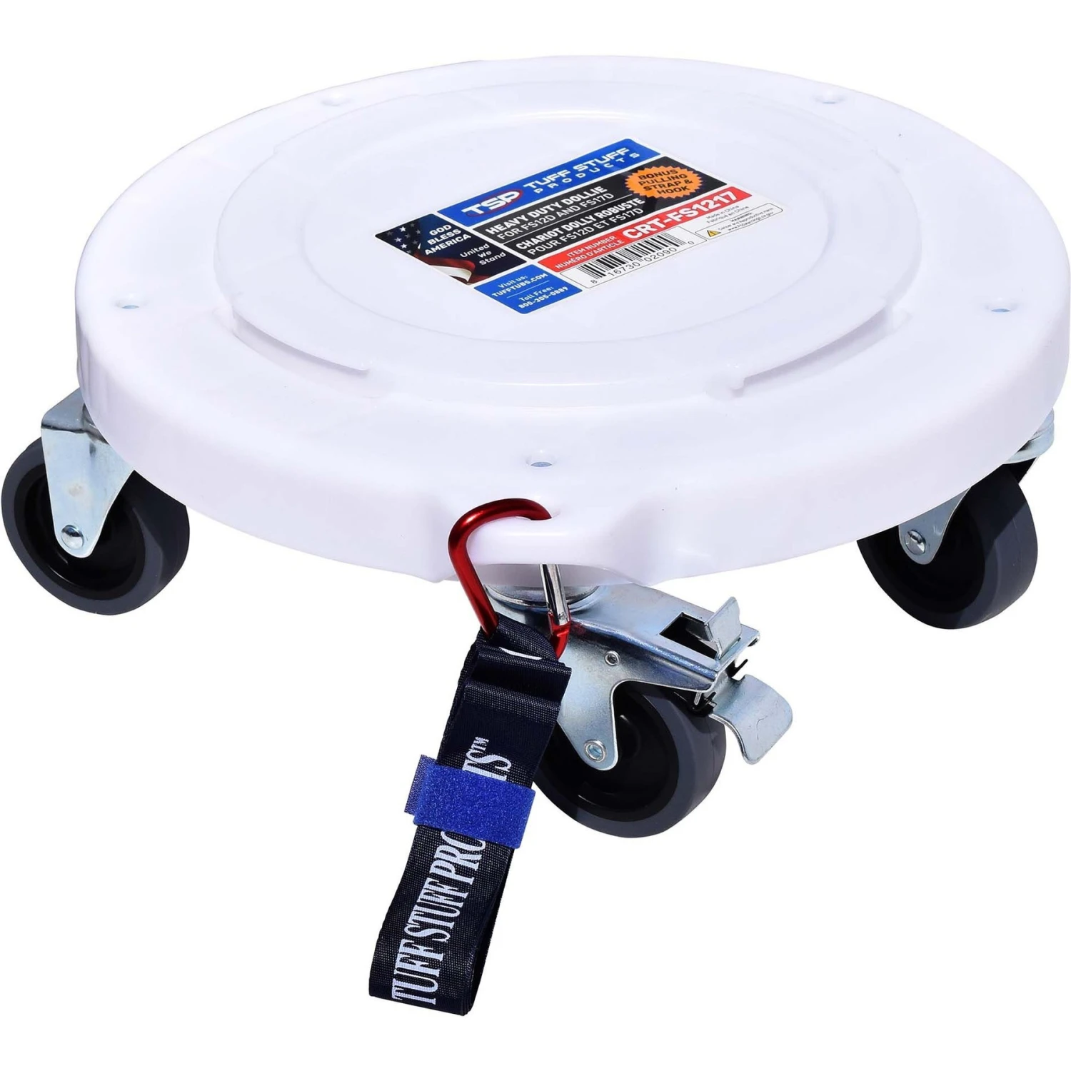 Tuff Stuff Products Hvy Duty Dollie For FS12 & FS17. 5 Farm Animal Feeder, 400-lb 2 Tuff Stuff Products Hvy Duty Dollie For FS12 & FS17. 5 Farm Animal Feeder, 400-lb - Image 2