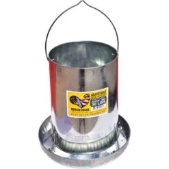 Tuff Stuff Products-galvanized Open Top Feeder Adjustable Hanging Handle Farm Animal Feeder