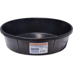 Tuff Stuff Products Rubber Round Tub Farm Animal Feeder