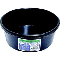 Tuff Stuff Products Rubber Round Farm Animal Feeder