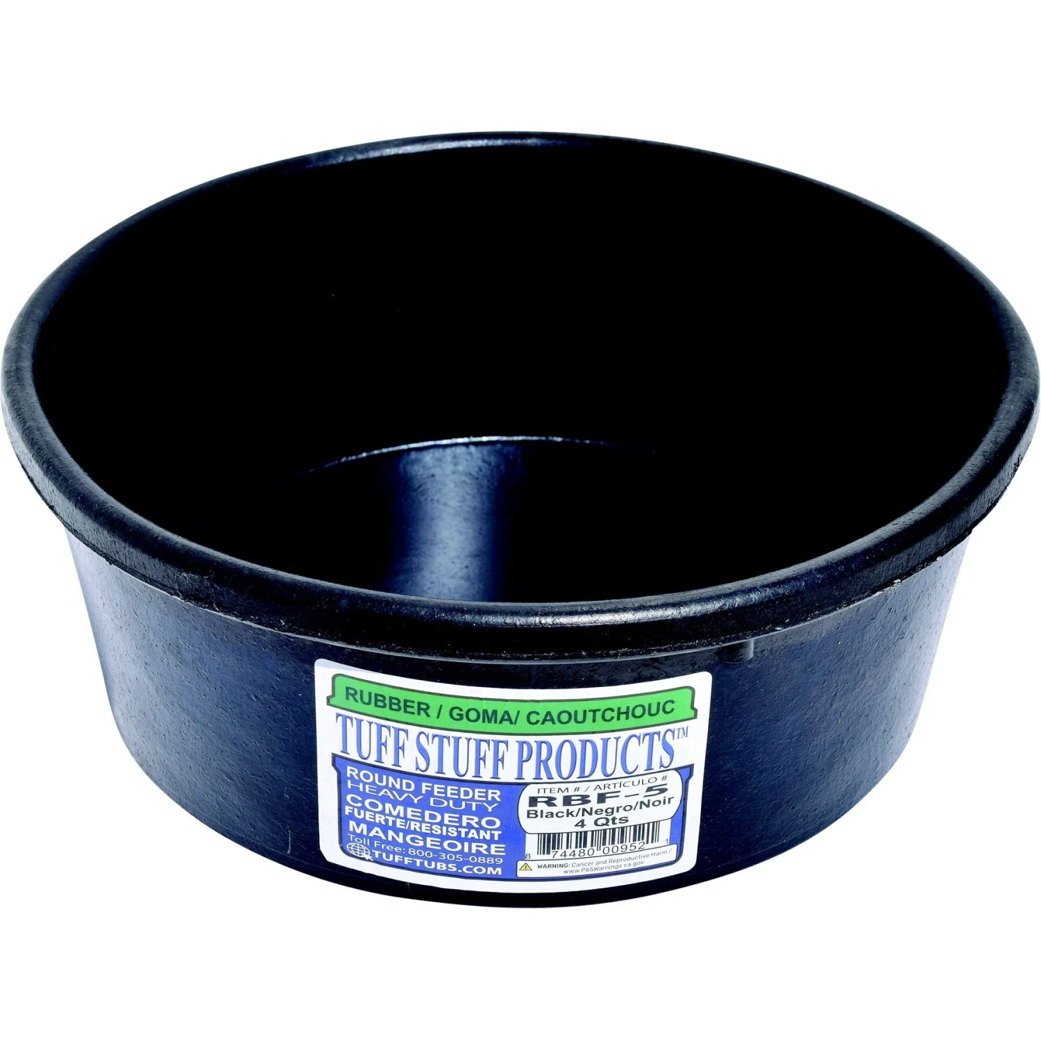 Tuff Stuff Products Rubber Round Farm Animal Feeder 1 Tuff Stuff Products Rubber Round Farm Animal Feeder