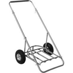Tuff Stuff Products Tuff Muck Cart Farm Animal Feeder, Grey, 300-lb