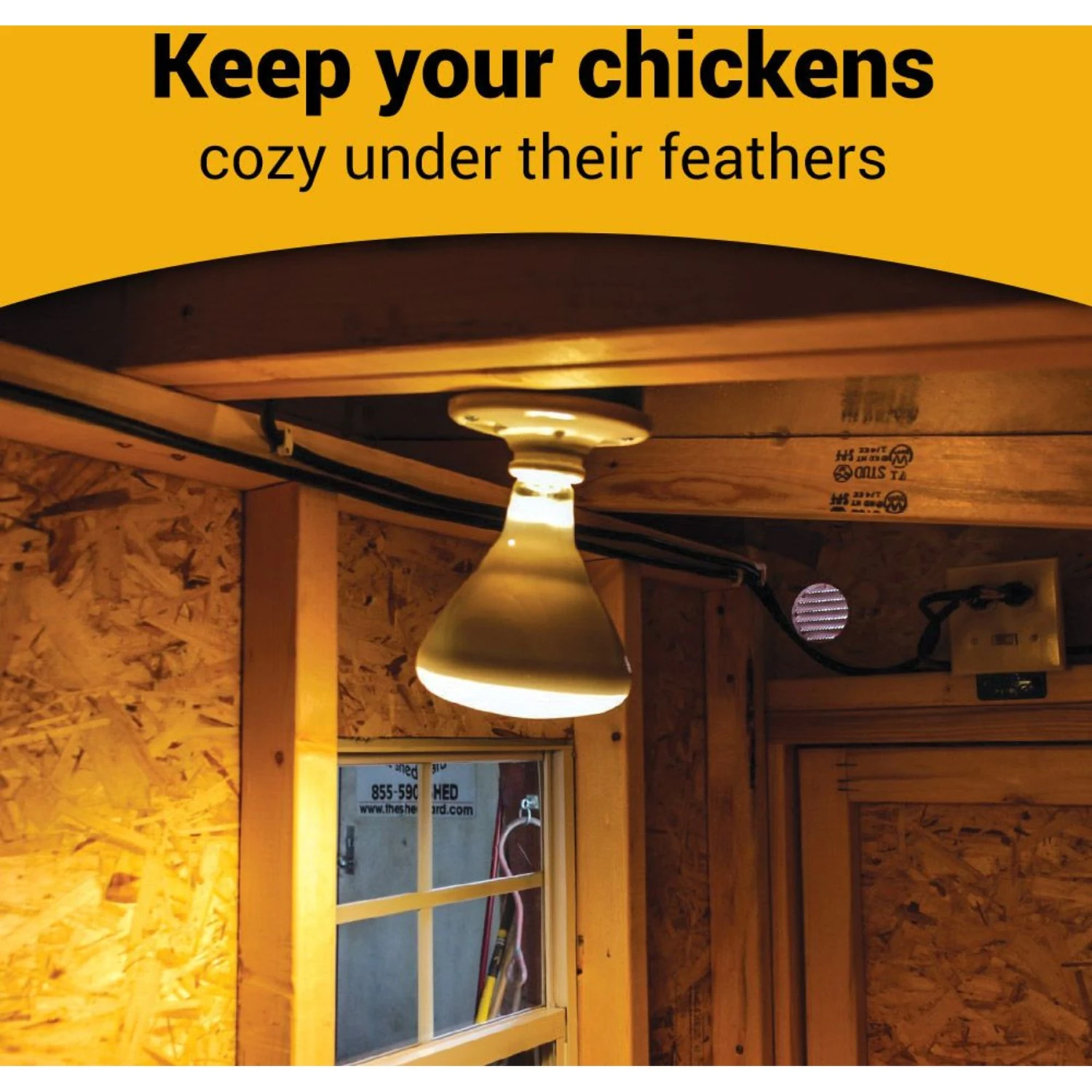 OverEZ Chicken Coop Electrical Heat Package Farm Accessory 5 OverEZ Chicken Coop Electrical Heat Package Farm Accessory - Image 5