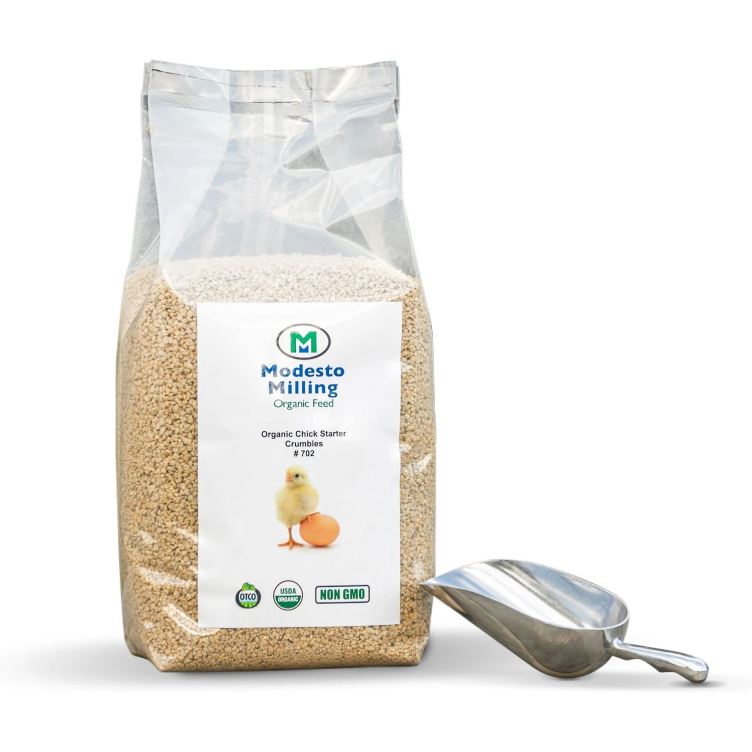 Modesto Milling Organic Chick Starter-Grower 22% Protein Crumbles Chicken Food 1 Modesto Milling Organic Chick Starter-Grower 22% Protein Crumbles Chicken Food