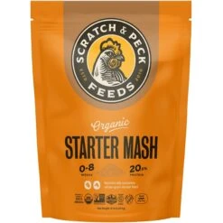 Scratch And Peck Feeds Organic Starter 20.5% Protein Mash Chick Feed