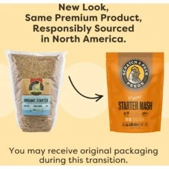 Scratch And Peck Feeds Organic Starter 20.5% Protein Mash Chick Feed -Meadow Farm 804510 PT3. AC SS1800 V1682614219